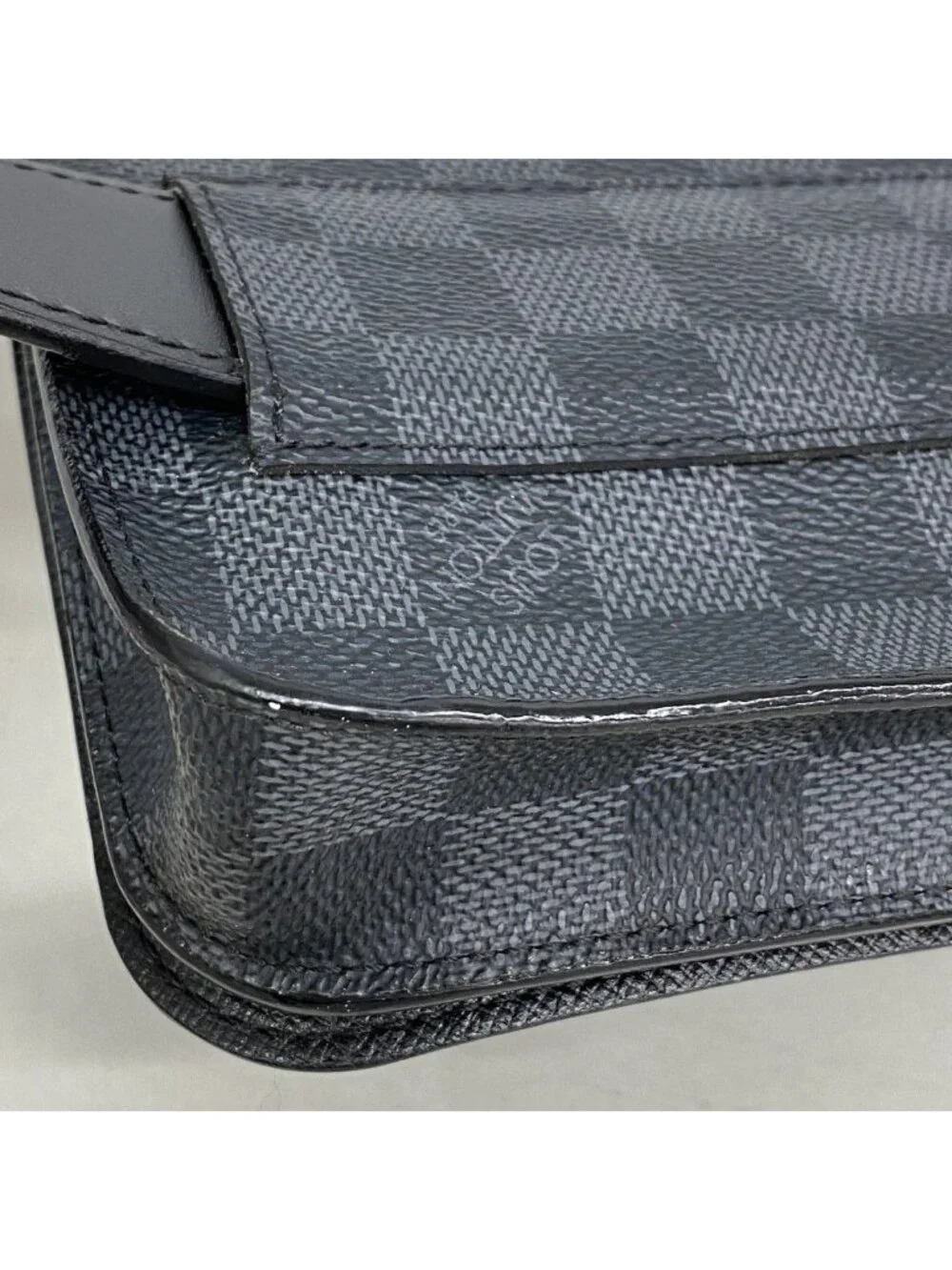 Louis Vuitton Waist Bag Damier Graphite Ceinture Pochette Homme Black
